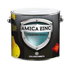 AMICA ZINC FERROMICACEO GRANA GROSSA GRIGIO BASE KG.25 (COLORCHIMICA)