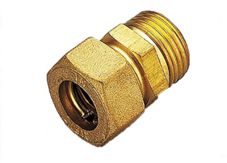 Raccordo Rame O.R. Dritto Maschio 12 x 1/2