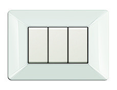 "EASY" PLACCA COPRIMURO 6 MODULI BIANCO "EASY" (EC)