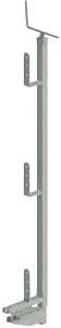 PARAPETTO UNIVERSALE ZINCATO EN 13374:19 CLASSE A 100X40 CM