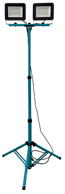 PROIETTORE LED TELESCOPICO ^TWINS^ 2X50W SCHUKO