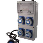 QUADRO DA CANTIERE 4 PRESE, 220 V  IP 67 (FT)