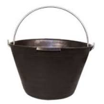 SECCHIO PER EDILIZIA NERO   BASIC  LT14