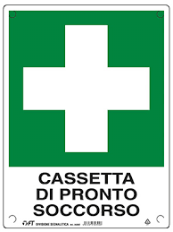 CARTELLO CASSETTA PRONTO SOCCORSO 30X40 CM