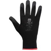GUANTI POL-01 NERI POLIESTERE T/9 (NERI SPA)