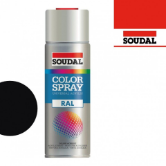 SMALTO SPRAY RAL 9005 NERO OPACO ML. 400 (SOUDAL)