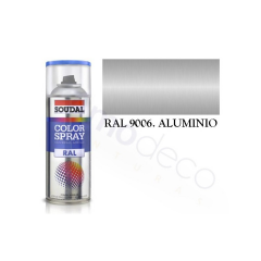 SMALTO SPRAY RAL 9006 ALLUMINIO ML. 400 (SOUDAL)